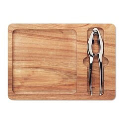NUTPLATE Set de casse-noix en acacia