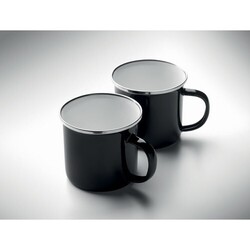 AGRADABLE Ensemble couverture et 2 mugs