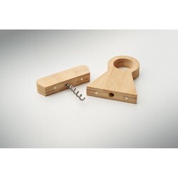 STANDTURN Support décapsuleur en bambou