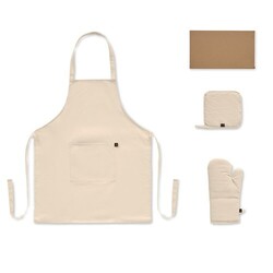 GALA SET Set de cuisine en coton recyclé