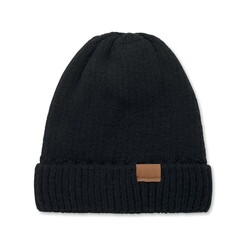 PUNTOS Bonnet tricoté avec revers