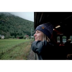 PUNTOS Bonnet tricoté avec revers
