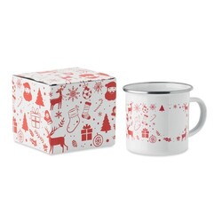 SEASOMEL Mug de Noël en émail 300ml