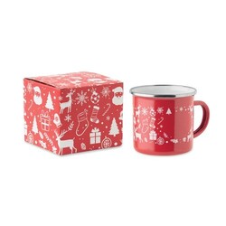 SEASOMEL Mug de Noël en émail 300ml