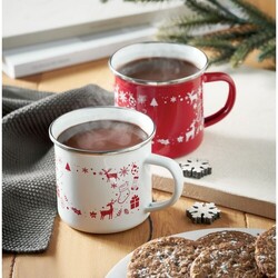 SEASOMEL Mug de Noël en émail 300ml