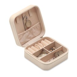 JULBOX Boîte à bijoux de voyage en PU