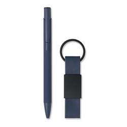 ESCRI SET Set stylo à bille et porte-clés en