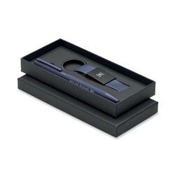 ESCRI SET Set stylo à bille et porte-clés en