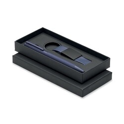 ESCRI SET Set stylo à bille et porte-clés en
