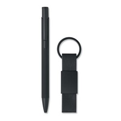 ESCRI SET Set stylo à bille et porte-clés en