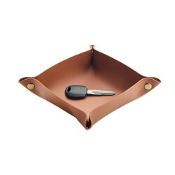 KEYSPOT Vide-poches pliable en PU