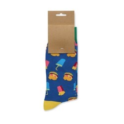 FUNNY M Chaussettes motifs amusants