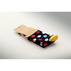 FUNNY M Chaussettes motifs amusants