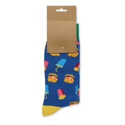 FUNNY L Chaussettes motifs amusants