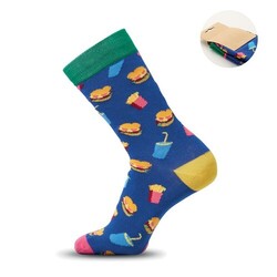 FUNNY L Chaussettes motifs amusants