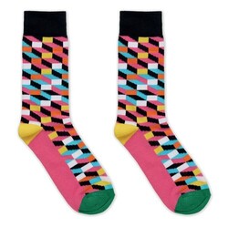 FUNNY L Chaussettes motifs amusants