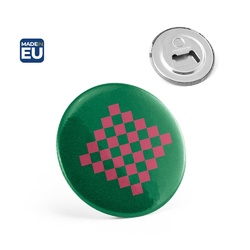 Button P'IN 12. Button P'IN 12. Pin's rond avec aimant et décapsuleur