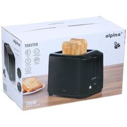 ALPINA Toaster 700W Black