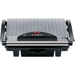 ALPINA Contact Grill 1000W Silver
