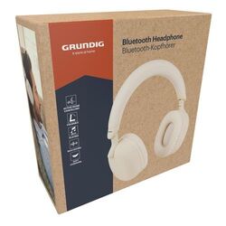 GRUNDIG ANC Bluetooth Headphone 300mAh Beige