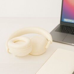 GRUNDIG ANC Bluetooth Headphone 300mAh Beige