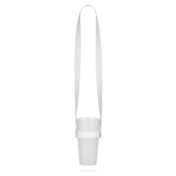 SWINDON. Lanière SET SUBLIMATION Long II (20 mm) Duo avec porte-gobelet élastique sublimé