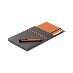 SHAW. Coffret stylo à bille et bloc-notes A5