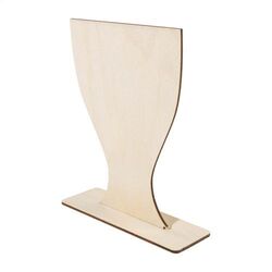 Trophée En Bois Personnalisé, En Forme D'Étoile Wlobor