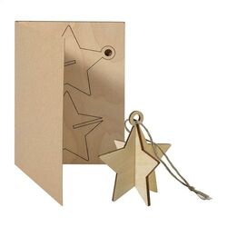 Carte De Noël, Étoile FestiCard Kraft