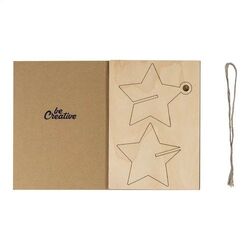 Carte De Noël, Étoile FestiCard Kraft