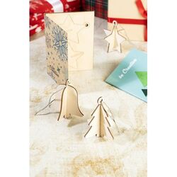 Carte De Noël, Étoile FestiCard Kraft