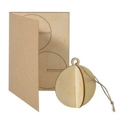 Carte De Noël, Étoile FestiCard Kraft