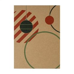 Carte De Noël, Étoile FestiCard Kraft