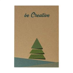 Carte De Noël, Étoile FestiCard Kraft
