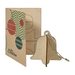 Carte De Noël, Étoile FestiCard Kraft