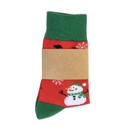 Chaussettes De Noël, Bonhomme De Neige Julsokka