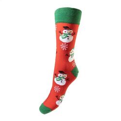 Chaussettes De Noël, Bonhomme De Neige Julsokka