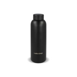 Bouteille en acier inoxydable Waterdrop avec bouchon en acier 600 ml