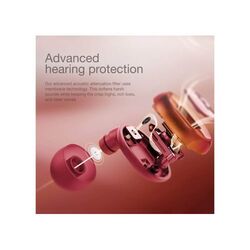 Fresh 'n Rebel Pearls Radiant Festival Bouchons d’Oreilles – Protection Auditive Certifiée – Boîtier avec Tracker