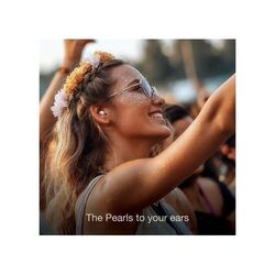 Fresh 'n Rebel Pearls Radiant Festival Bouchons d’Oreilles – Protection Auditive Certifiée – Boîtier avec Tracker