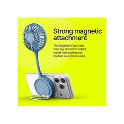 Fresh 'n Rebel Ventilateur Magnétique Sans Fil avec Support pour Téléphone