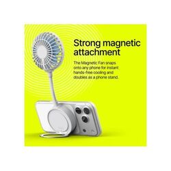 Fresh 'n Rebel Ventilateur Magnétique Sans Fil avec Support pour Téléphone