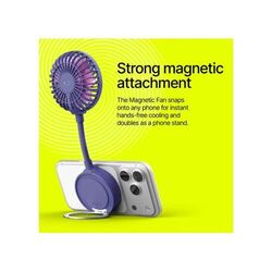 Fresh 'n Rebel Ventilateur Magnétique Sans Fil avec Support pour Téléphone