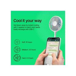 Fresh 'n Rebel Ventilateur Magnétique Sans Fil avec Support pour Téléphone