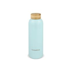 Bouteille en acier inoxydable Waterdrop avec bouchon en bambou 600 ml