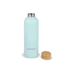 Bouteille en acier inoxydable Waterdrop avec bouchon en bambou 600 ml