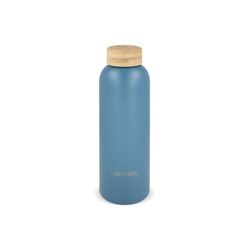 Bouteille en acier inoxydable Waterdrop avec bouchon en bambou 600 ml
