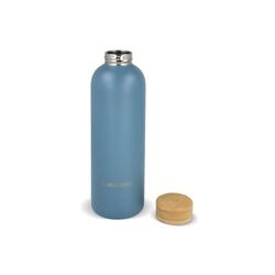 Bouteille en acier inoxydable Waterdrop avec bouchon en bambou 600 ml