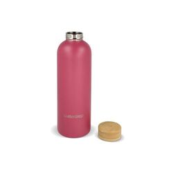 Bouteille en acier inoxydable Waterdrop avec bouchon en bambou 600 ml