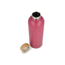 Bouteille en acier inoxydable Waterdrop avec bouchon en bambou 600 ml